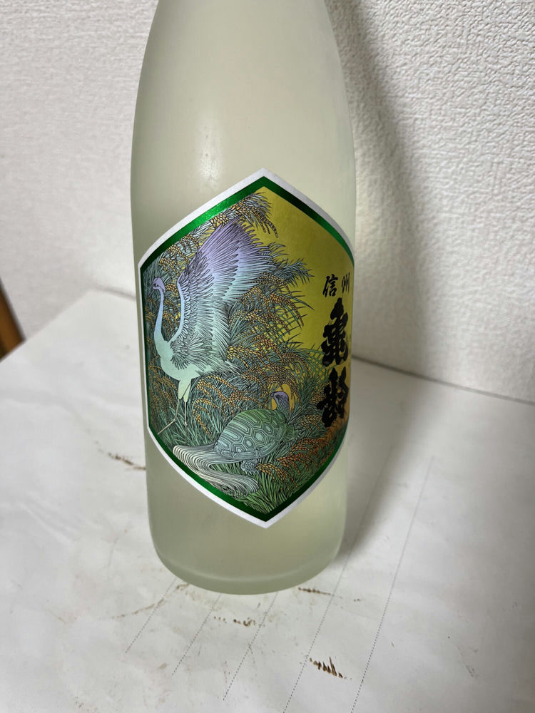 岡崎酒造 信州亀齢 真里ラベル 山恵錦 純米吟醸 - 日本酒