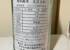 町田酒造 チェックイン 2