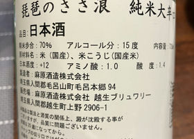 琵琶のささ浪 チェックイン 2