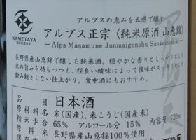 アルプス正宗 チェックイン 2